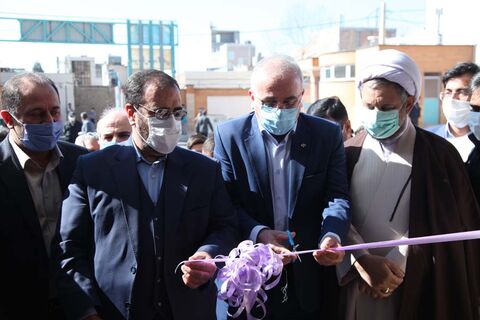 افتتاح دبیرستان دخترانه شهدای بانک رفاه کارگران دهستان منجیل آباد