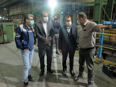 بازدید عضو هیأت مدیره بانک صنعت ومعدن از چندین واحد صنعتی خوزستان