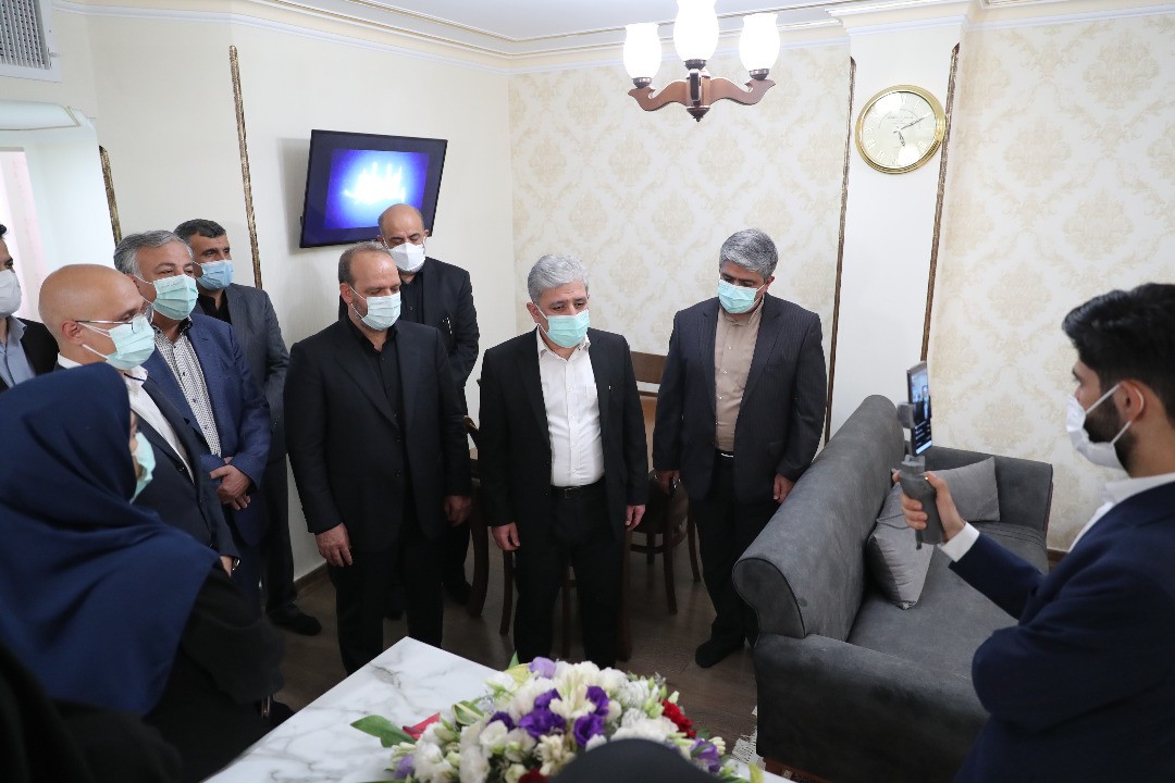 افتتاح مهمانپذیر شهدای مدافع سلامت بانک ملی ایران