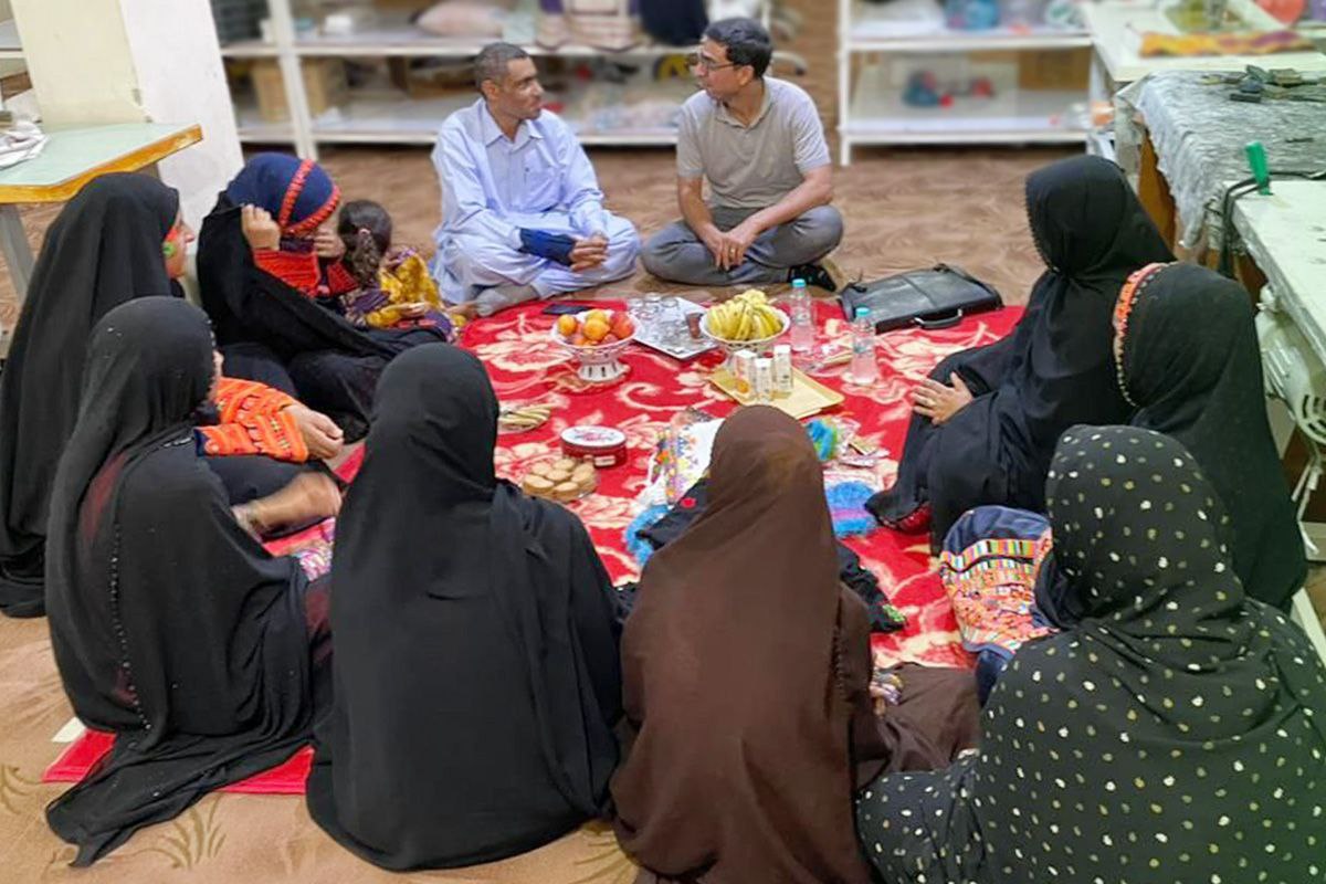 توان‌افزایی زنان سوزن‌دوز در چابهار و شهرستان دشتیاری 