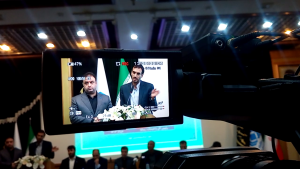 گزارش تصویری نشست خبری دکتر علی استاد هاشمی رئیس کل بیمه مرکزی به مناسبت روز خبرنگار