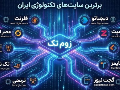 10 نمونه برترین وب سایت های تکنولوژی و خبری ایران