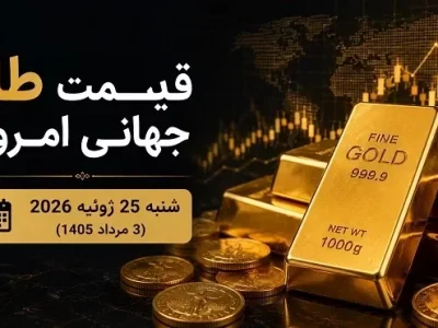 نوسان شدید قیمت طلای جهانی در بازارهای بین‌المللی