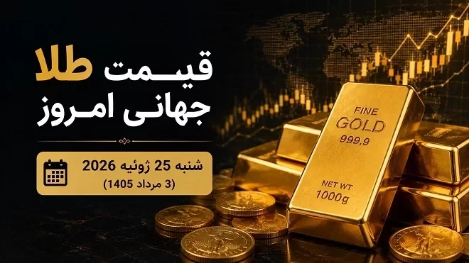 نوسان شدید قیمت طلای جهانی در بازارهای بینالمللی