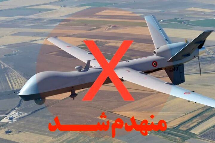 پهپاد متخاصم در آسمان اهواز منهدم شد