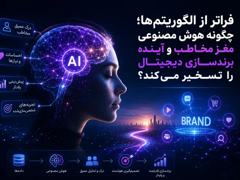 فراتر از الگوریتم ها؛ چگونه هوش مصنوعی مغز مخاطب و آینده برندسازی دیجیتال را تسخیر می کند؟