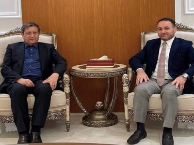 همتی در بغداد: رفع موانع مبادلات تجاری و بانکی ایران و عراق در دستور کار است
